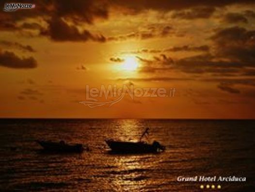 Arciduca Grand Hotel per un ricevimento di matrimonio con vista sul mare