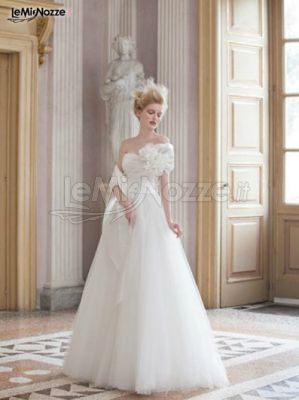 Fantasioso abito da sposa dell'Atelier Le Spose di Maratana di Modena
