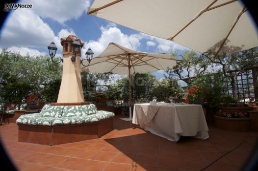 Roof Garden a Roma per il ricevimento di matrimonio