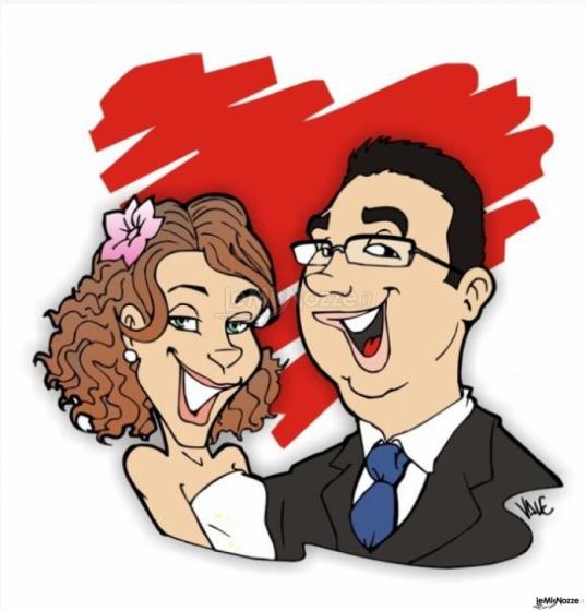 Grafica Personalizzata - Caricature sposi