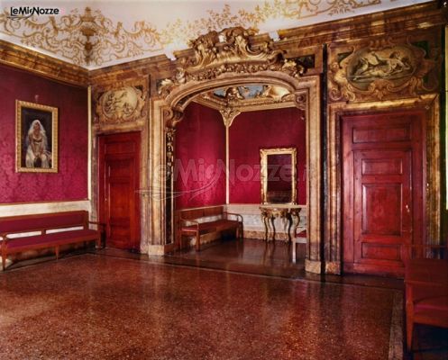 Sala interna per il ricevimento di nozze a Palazzo Isolani 