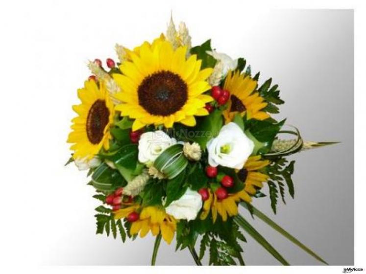 Bouquet di girasoli