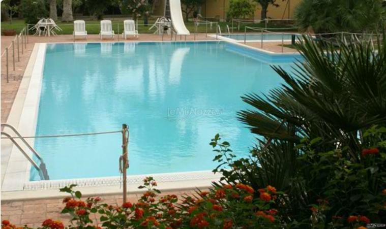 Dettaglio piscina dell'Hotel Villa Favorita