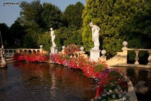 Fontana della location di matrimonio a Rimini