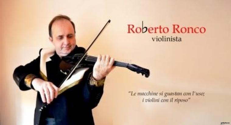 Roberto Ronco Violinista - Il violino elettrico 4 corde midi + Roland Gr55 per brani moderni