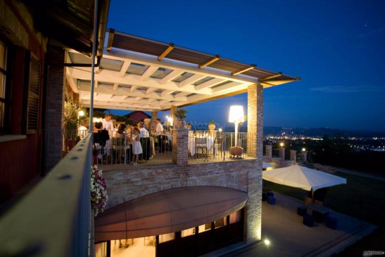 La Madernassa Resort - La terrazza in notturna