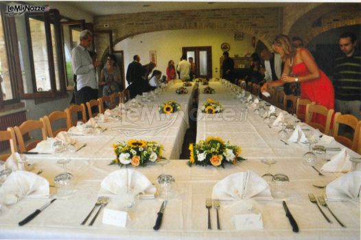Tavolo per il matrimonio a Pescara