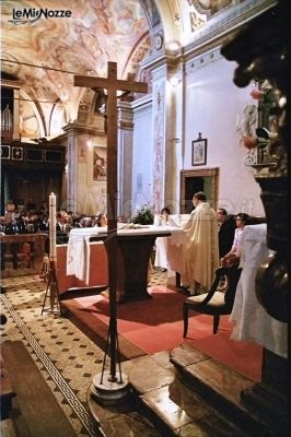 Foto della cerimonia nuziale in chiesa
