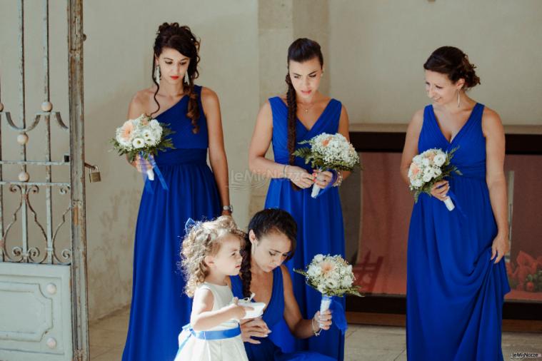 Patrizia Bucchieri Events Wedding Planner - Damigelle in blu