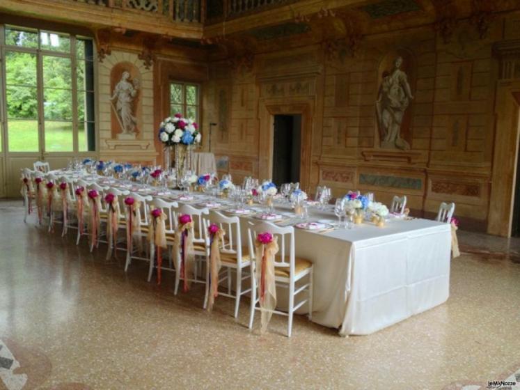 Tavolo imperiale per le nozze