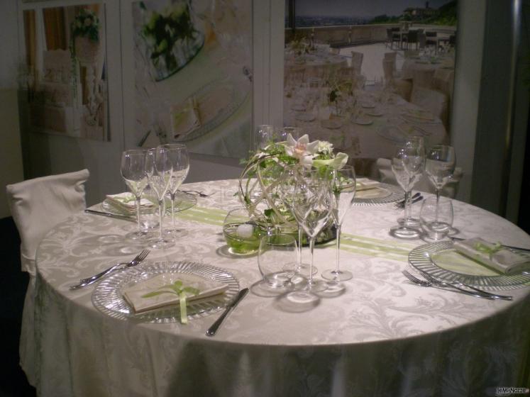 Cerimonie D'Incanto Wedding & Events Planner - Mise en place verde per le nozze