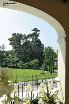 Vista panoramica dalla villa