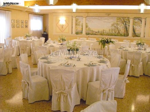 Sala interna per il ricevimento di matrimonio a Vicenza