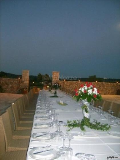 Masseria Bonelli - Tavolo per il ricevimento di matrimonio
