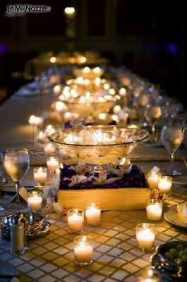 Ricevimento di matrimonio a lume di candela organizzato da Magic Day Wedding and Events Planner