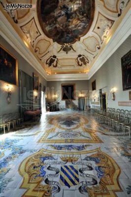 Palazzo Conte Federico - Pavimento di un salone interno