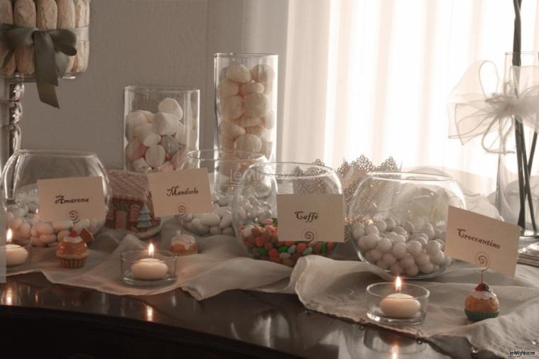 Il tavolo dei dolci e dei confetti