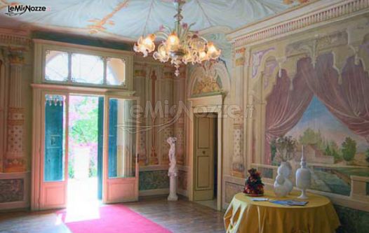 Sala interna per il ricevimento di matrimonio - Villa Lauri