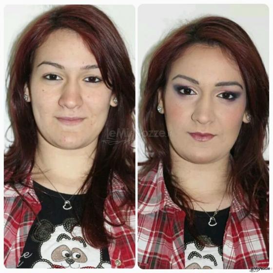 La sposa prima e dopo e il trucco - Marta Di Fiore Make Up Artist