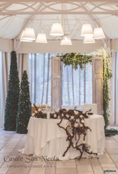 Casale San Nicola - Il tavolo degli sposi