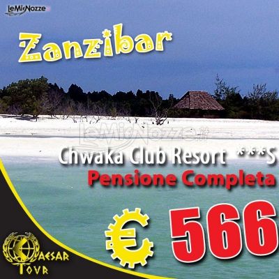 Villaggio per la luna di miele a Zanzibar