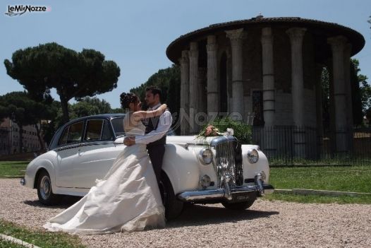 Auto d'epoca per il matrimono a Roma