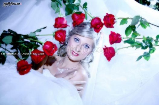 Ritratto sposa di Fabio Nicolaci, fotografo matrimoni a Caltagirone (Catania)