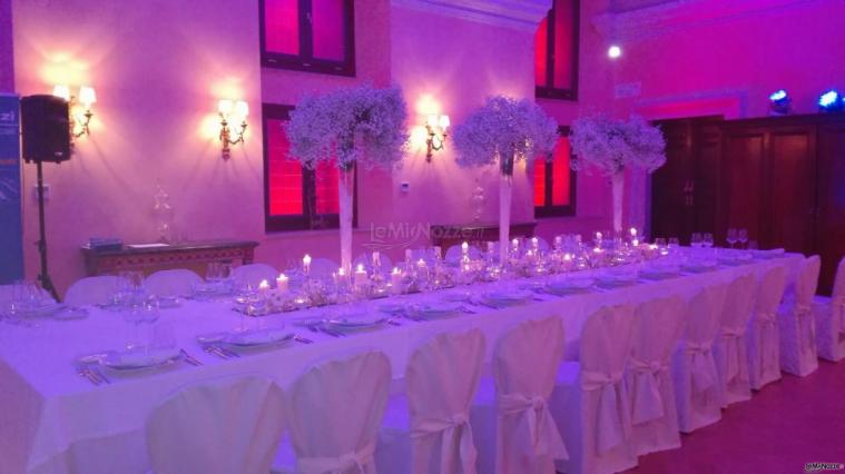 La tavola delle nozze a Palazzo Cardinal Cesi