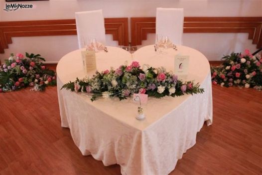 Tavolo per gli sposi