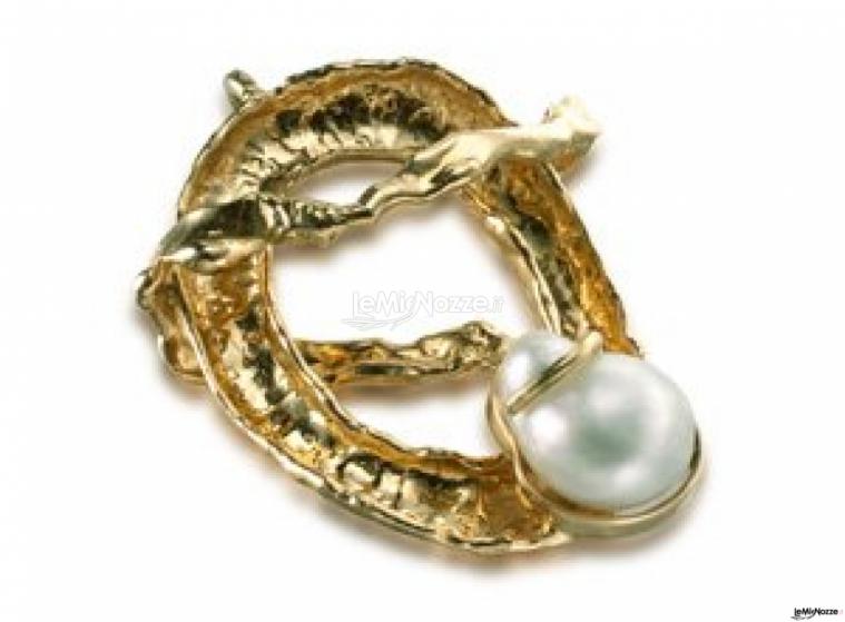 Gioiello d'oro e perla artigianale Semprucci