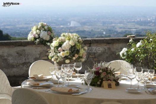 Mise en place per il matrimonio