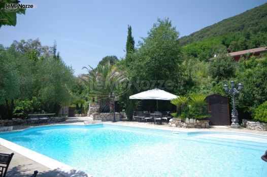 Piscina della villa per il matrimonio - Villa Gemma a Caserta