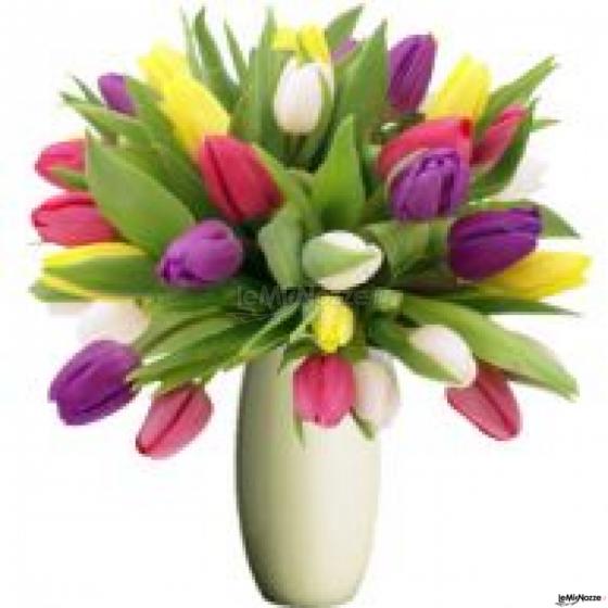 Bouquet tulipani colorati