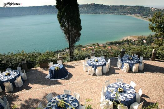 Terrazza per matrimoni con vista sul Lago di Castel Gandolfo - Roma