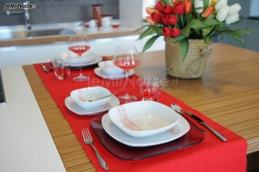 Kasanova - Servizio piatti di forma quadrata per la lista nozze