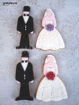 Biscotti a forma di sposi