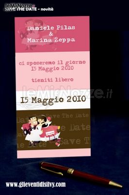 Save the Date per il matrimonio