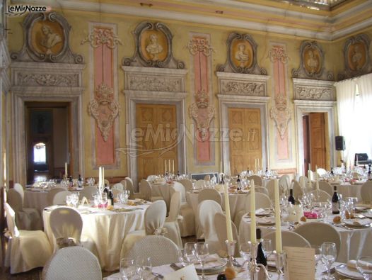 Sala interna per il ricevimento di matrimonio - Castello di San Giorgio