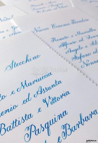 Silvia Raimondi Calligrafia - Tableau de marriage