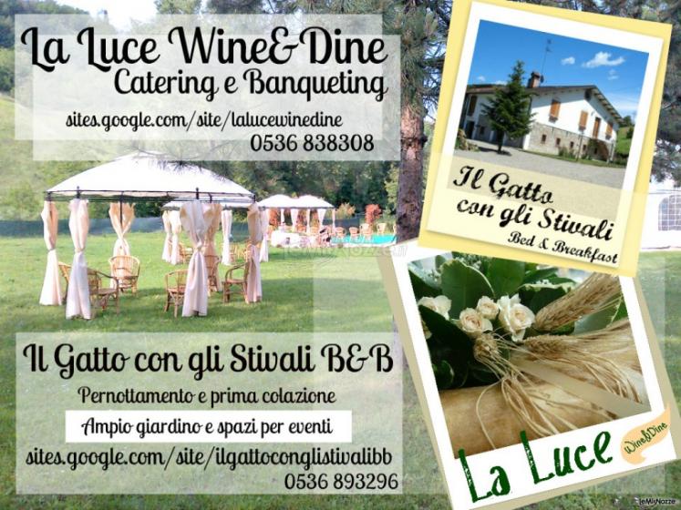 Panoramica b&b Il gatto con gli stivali - La Luce Wine & Dine Catering