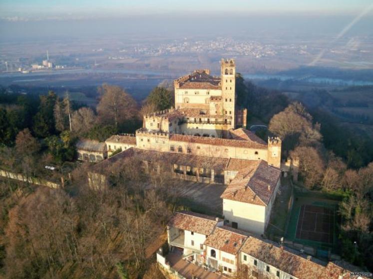 vista aerea del castello