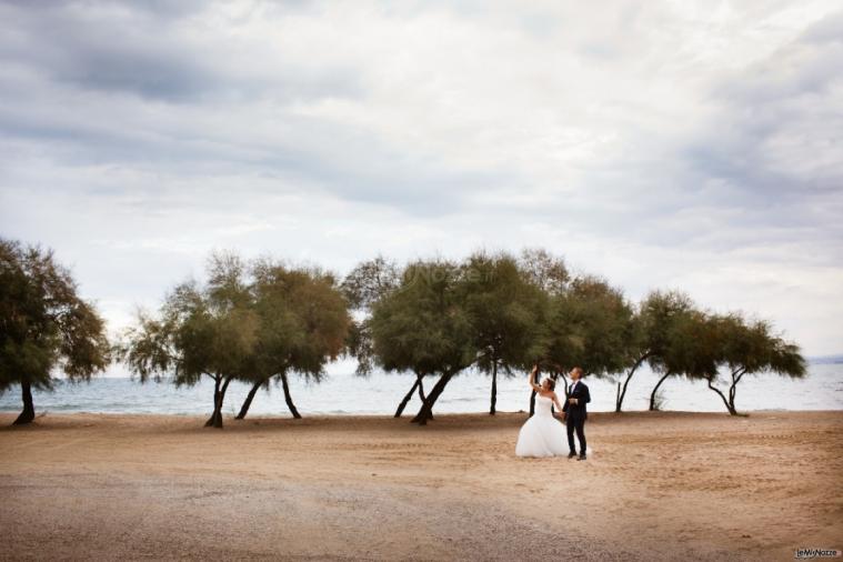 Gli sposi in spiaggia