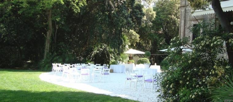 Ricevimento di matrimonio in giardino - Villa Orlando